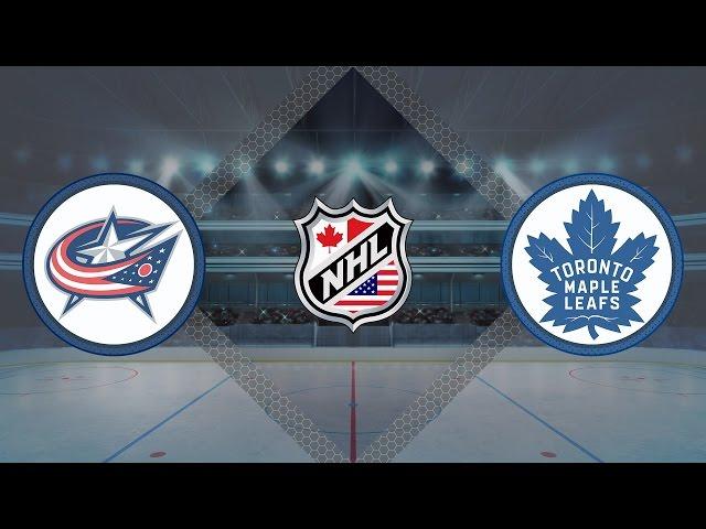 Обзор матча Коламбус - Торонто / BLUE JACKETS VS MAPLE LEAFS APRIL 9, 2017 HIGHLIGHTS