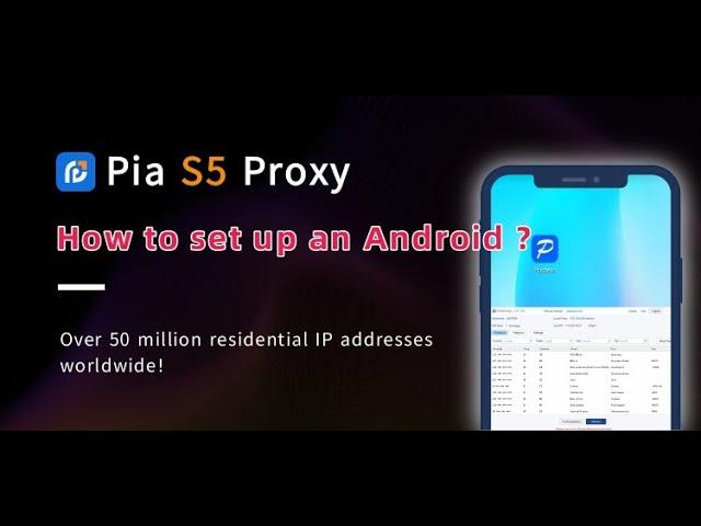 How to use Pia S5 Residential Proxy for Android? Private socks5 node connection#ips #socks #android