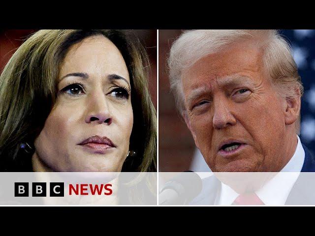 Donald Trump and Kamala Harris trade insults in run up to US election | BBC News | BBC News