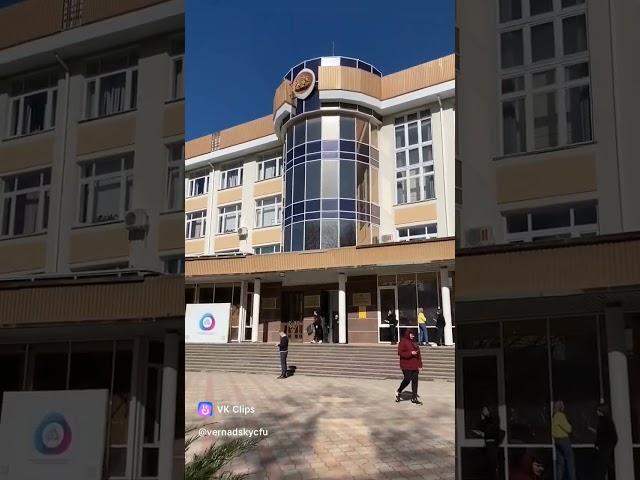 Crimea federal university #winter vs #summer #cfu #crimea state medical university