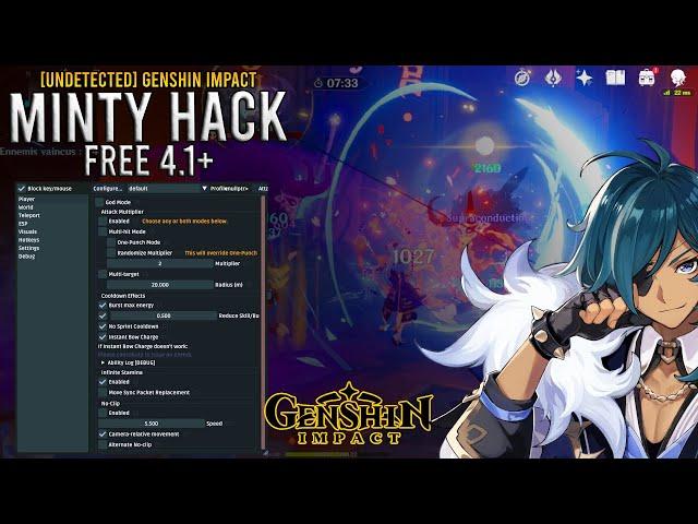 Minty Cheat Genshin Impact 4.2 FREE - TUTORIAL How to Install and Use Cheat for Genshin Impact