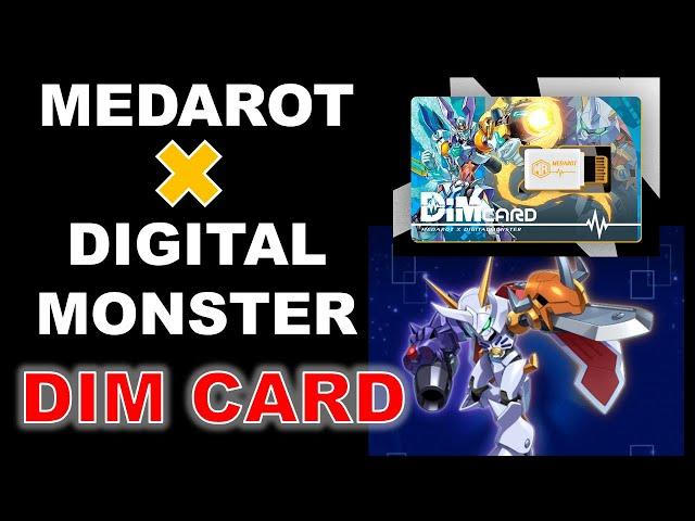 【#DIGIVICE】Medarot × Digital Monster Dim Card with Evolution Chart!!!