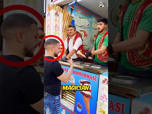 Magician vs Turkish Ice Cream Man 