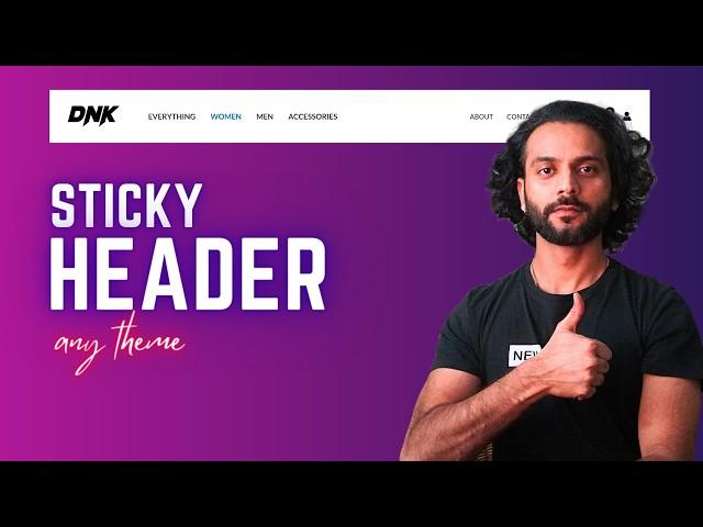 How to Create a Sticky Header on WordPress [FREE & EASY]