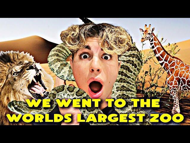 INSIDE THE WORLDS LARGEST ZOO!!