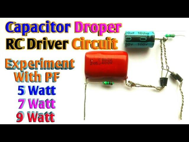 How to make Led Bulb Driver Using PF || Led Bulb Repair