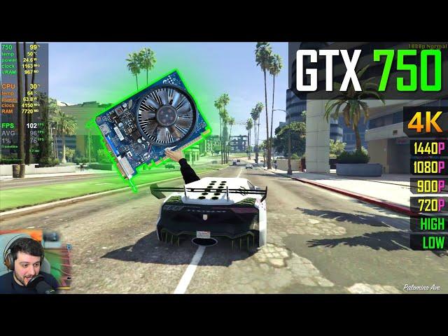 The GTX 750 1GB in GTA 5!