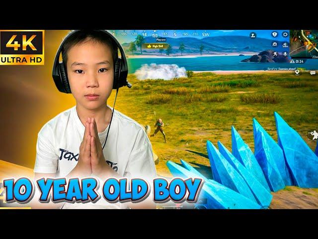 10 YEAR OLD BOY PLAYING SOLO VS FULL SQUAD .PUBG MOBILE UPDATE 3.5. #pubgmobile