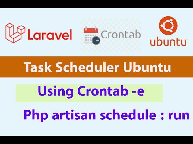 How to Set Laravel Scheduler to Ubuntu Crontab -e | CronJob| #laravel #ubuntu #crontab #cronjob