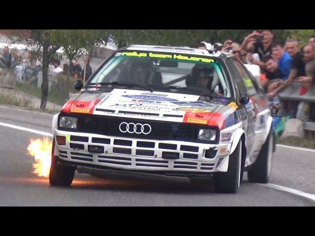 CRAZY Christof Klausner at Rally Legend 2019! - Audi Quattro SHOW ft. Burnouts & Flames!