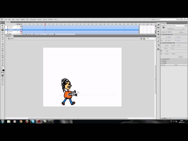 Flash CS6 Tutorial - Motion Tween