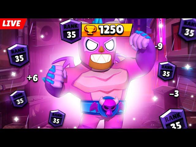 1249+ ПУШ ПРИМАТА В СОЛО ШД НА 35 РАНГ ⭐СТРИМ BRAWL STARS⭐