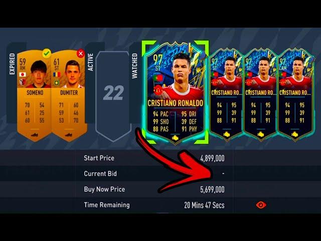 FIFA 22 GLITCH: How to get Cristiano TOTS for FREE (Unlimited Coins) *TEAM OF THE SEASON*