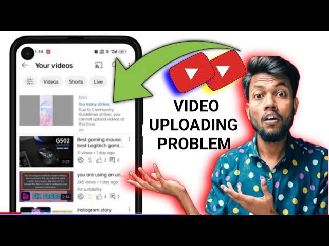 too many strikes due to community guidelines strikes you cannot upload videos at this time