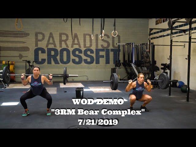 Wod Demo - Bear Complex (Paradiso CrossFit)