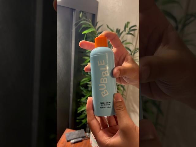 bubble fresh start gel cleanser asmr unboxing