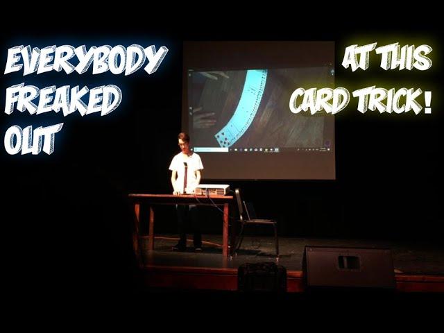 I Amazed My Entire School With A Card Trick. BEST REACTIONS!!