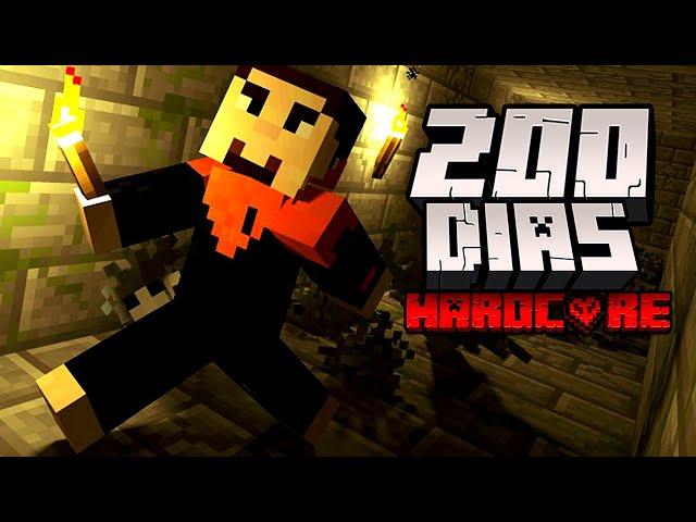 200 DIAS - SOBREVIVI 100 DIAS NO MINECRAFT HARDCORE - O FILME