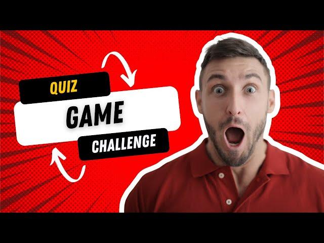 Ultimate Quiz Game Challenge | Test Your Knowledge in Just a Few Minutes