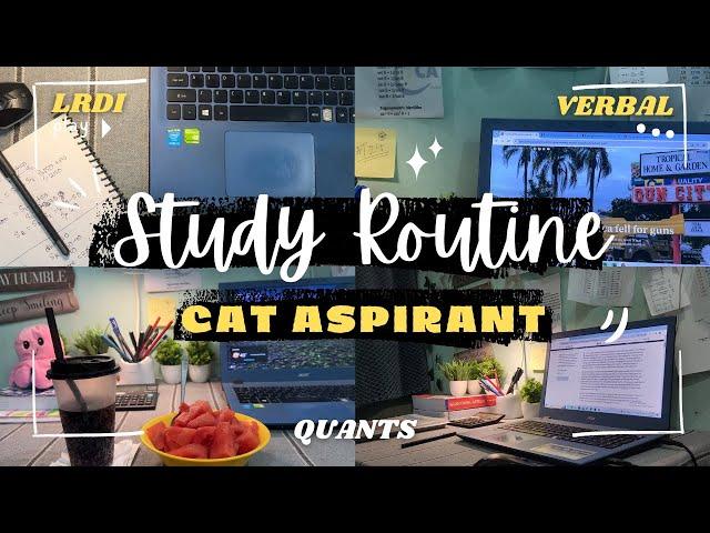 CAT 2024 Preparation Vlog ⏰ Study Routine Only 5 Months Left | CAT Aspirant Life