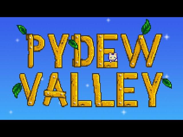 Creating a Stardew Valley inspired game in Python