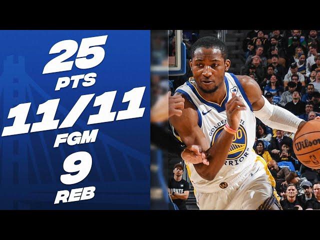 Jonathan Kuminga Didn't Miss A SINGLE SHOT In Warriors W! | January 24, 2024