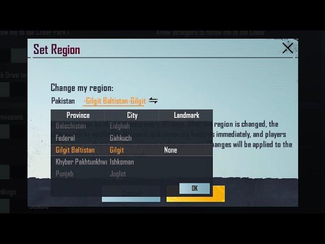 How To Set/Change Region/Province & City in Pubg Mobile Latest 2022