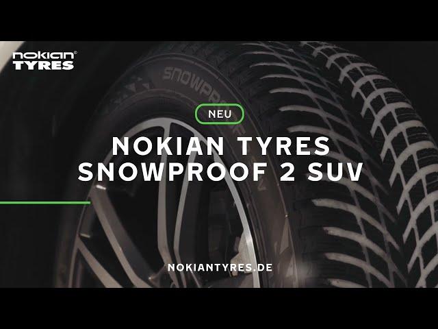 Nokian Tyres Snowproof 2 SUV: Premium winter tire for SUVs for Central European drivers