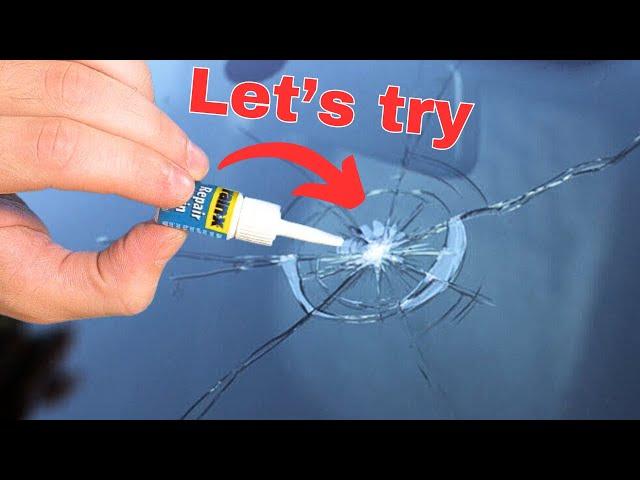 $13 Rain-X Windshield Repair Kit - How to Fix Cracked Windshield