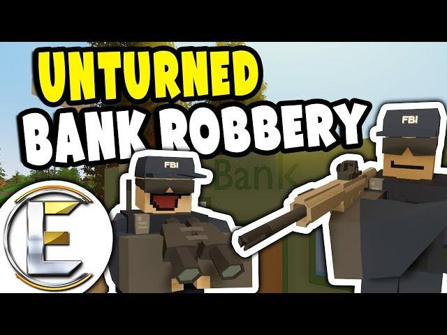 Stop a Bank Robbery | Unturned FBI Agent RP - Steakout and Spy on a Gangs Planned Heist (Roleplay)