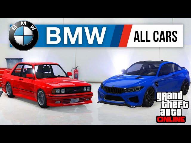 How Many BMW Cars Do We Have in GTA 5 Online