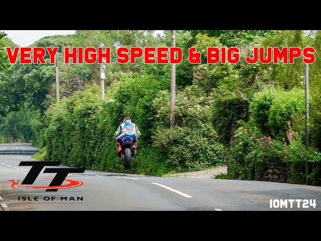  Best of IOM TT 2024 WEEK'S RACE - Top speed & Big jumps