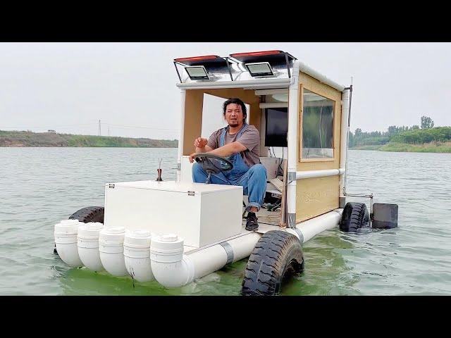 Handmade Amphibious Fishing RV!【手工耿Handy Geng】