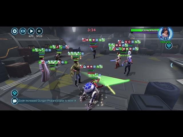 SWGOH | Leia Resurgence DC Vs JMK Padme DC