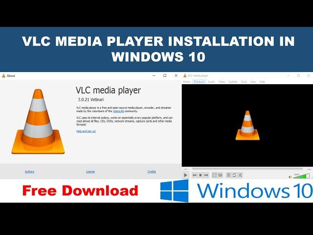 How to  Install VLC Media Player on Windows 10 Free Download | 2024