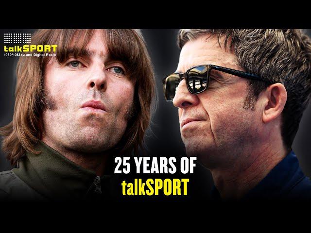 Noel Gallagher Shares Hilarious Liam Gallagher Champagne Story | 25 Years Of talkSPORT