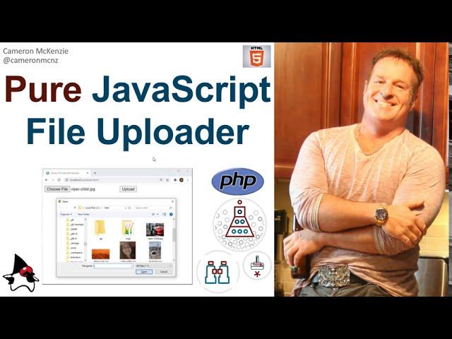 Pure JavaScript File Upload Example