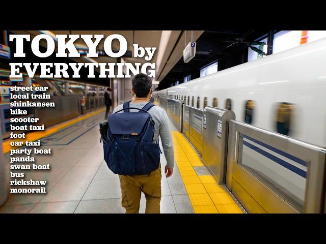 We Took ALL the Transportation in Tokyo in ONE Day