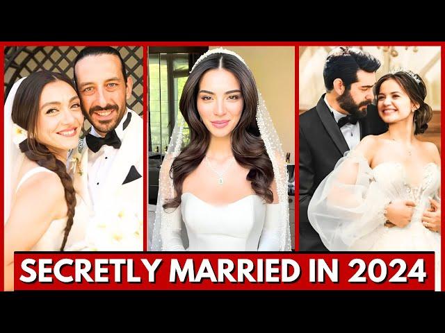 Famous Turkish Actors Who Got Married This Year in 2024 | Most Handsome Turkish Actors 2024