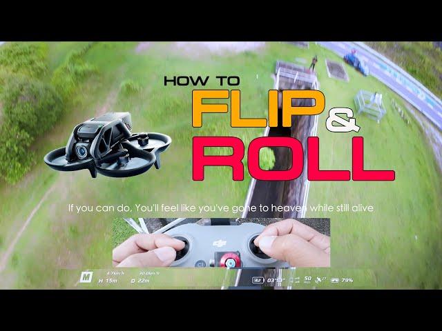 DJI AVATA TRICKS | HOW TO FLIP AND ROLL | AVATA BEGINNER | AVATA M-MODE TRAINING | FPV BASIC