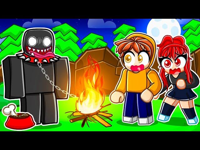 A Very Normal Roblox CAMPING STORY with BULLY GIRLFRIEND!