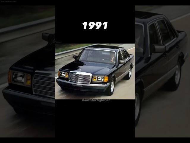 Mercedes Benz S Class 1972-2020 #evolution #mercedesbenzsclass #shortsfeed #shortvideo #viral #car