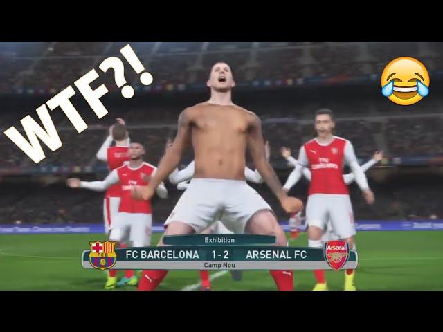 PES 2017 Bug: FUNNIEST BUG EVER - Shirtless Celebration - HD Pirelli7