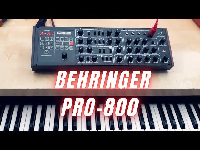 Behringer PRO-800 Demo  - No Talking -