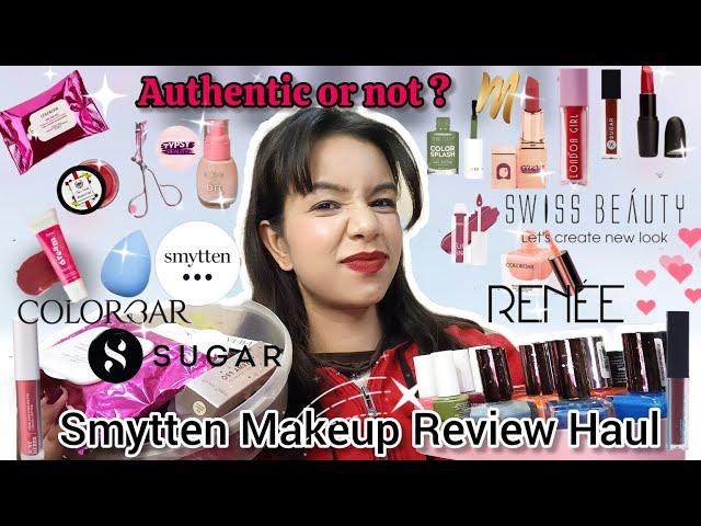 Huge Smytten Makeup Review Haul  Are they Authentic? watch before trying Genuine Review #smytten