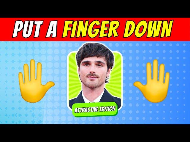 PUT A FINGER DOWN IF YOU FIND THEM ATTRACTIVE (100 CELEBRITIES) | 2024 | QUIZ WAVEZ