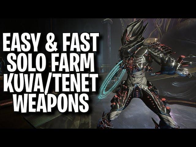 HOW TO FARM NEW TENET/KUVA WEAPONS SUPER FAST IN WARFRAME | KUVA LICH & SISTERS OF PARVOS GUIDE 2024