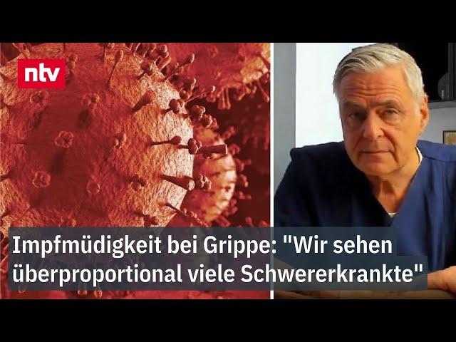 Impfmüdigkeit bei Grippe: "Wir sehen überproportional viele Schwererkrankte"