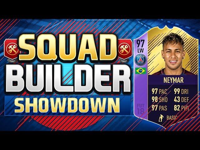 FIFA 18 SQUAD BUILDER SHOWDOWN!!! PLAYER OF THE YEAR NEYMAR!!!