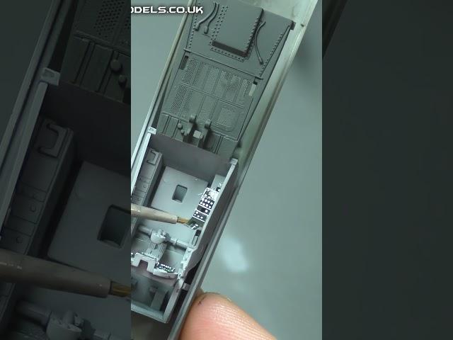 Decaling Cockpit Dials : F/A-18E Super Hornet : Meng Models #shorts #scalemodel